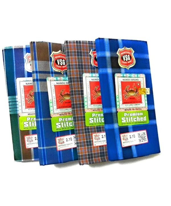 Nandu Cotton Stitched Lungi